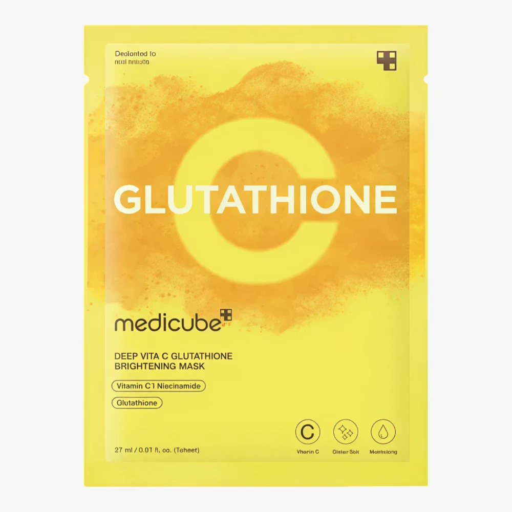 MEDICUBE Deep Vita C Glutathione Brightening Mask 1pc