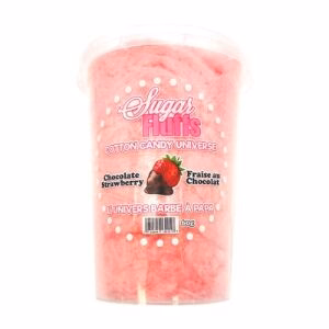 Sugar Fluffs Strawberry Chocolate Cotton Candy 60g