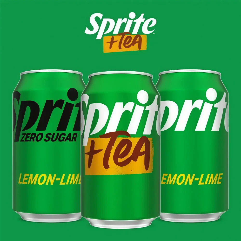 SPRITE Lemon-lime and Tea Flavoured Soda 355ml