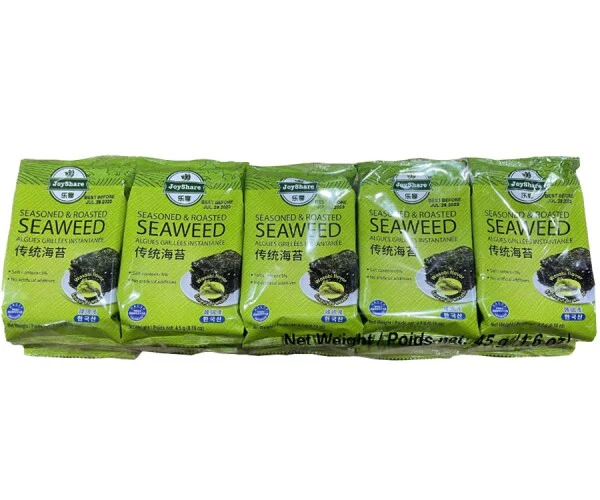JOYSHARE Seasoned & Roasted Seaweed (Wasabi Flavor) 4.5G*10