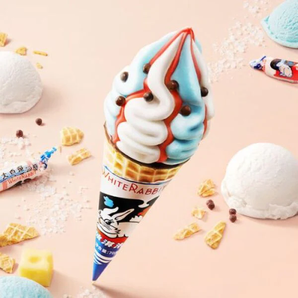 GUANGMING Big Rabbit Ice Cream Cone (Sea Salt Flavor) 70g