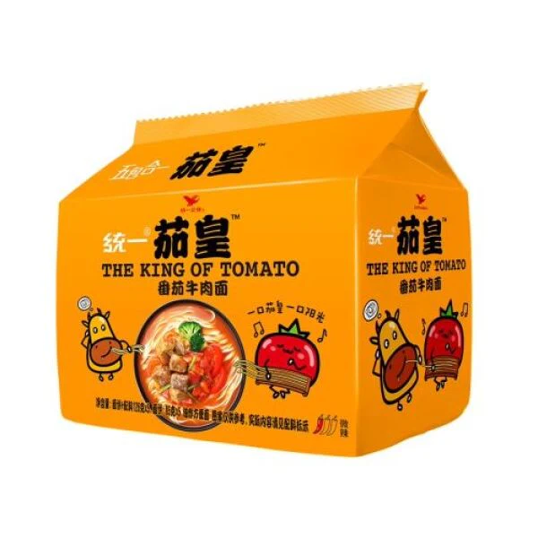 Uni-President Instant Noodle Tomato & Beef Soup Flavor 116g*5Bag