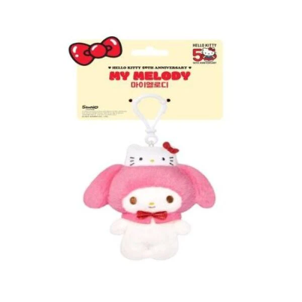 Hello Kitty 50th Anniversary My Melody Plush Keychain