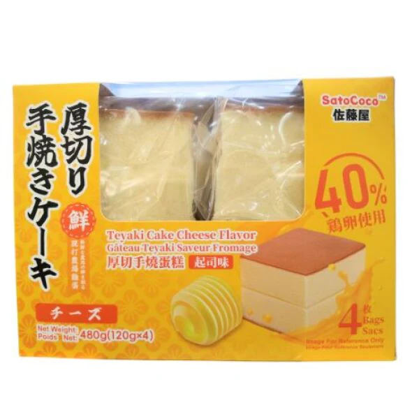 SatoCoco Thick-Cut Hand-Fired Cake (Cheese Flavor) 480g