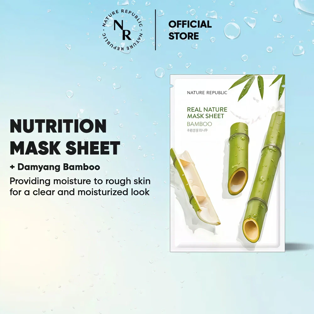 NATURE REPUBLIC Real Nature Mask Sheet Bamboo 1pc