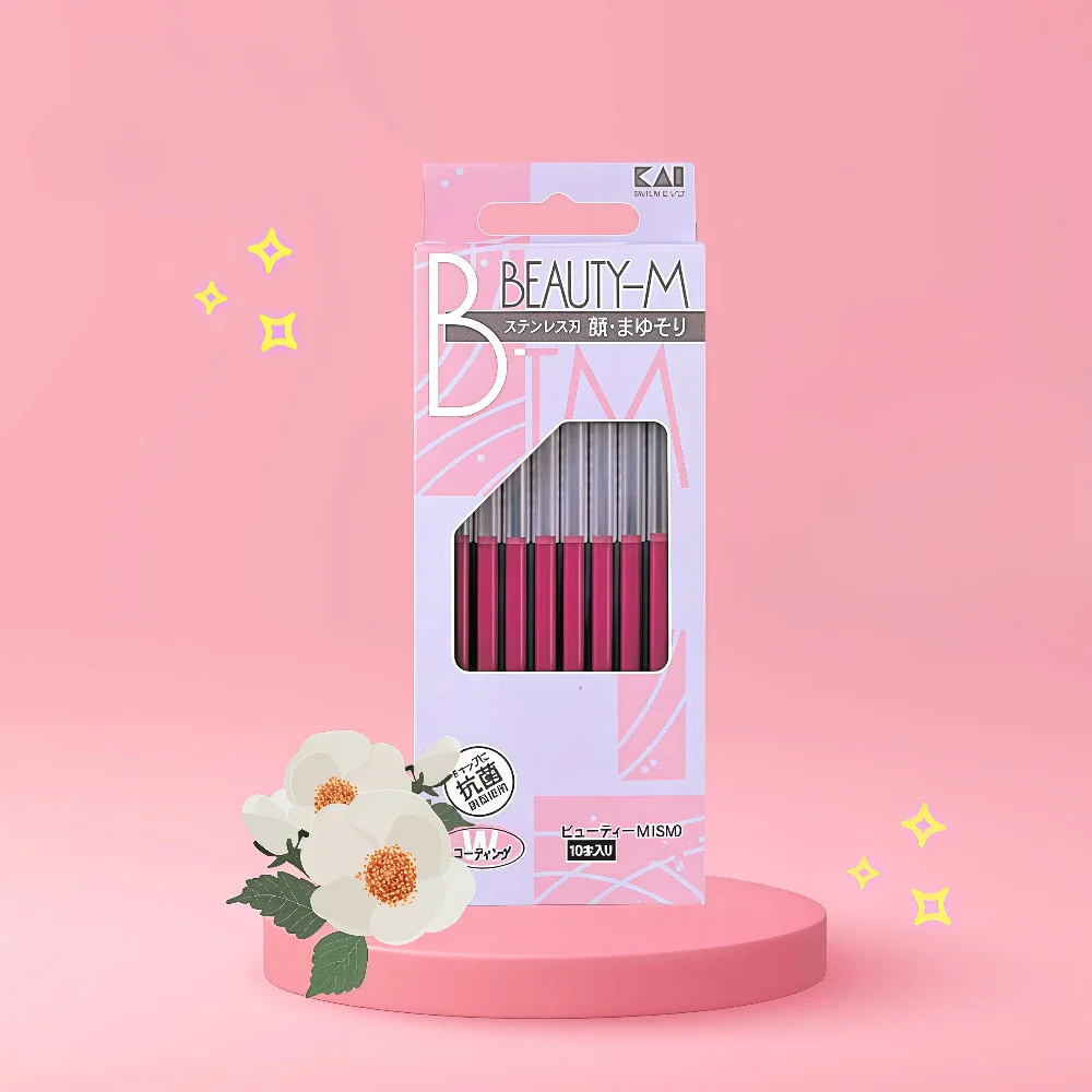 KAI Eyebrow Razor Beauty M 10pcs