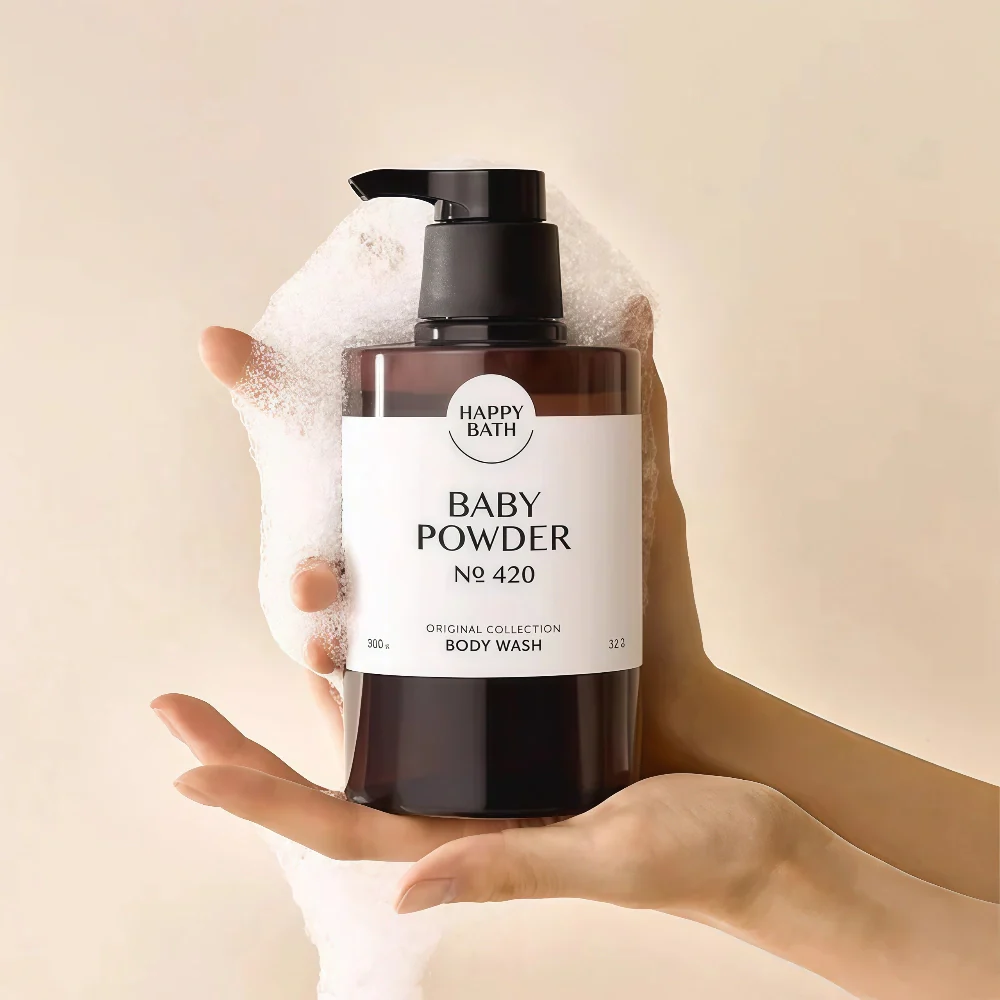 HAPPY BATH -- Baby Powder Body Lotion 500g