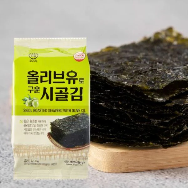 SIGOLKIM Roasted Seaweed With Olive Oil 4gx9