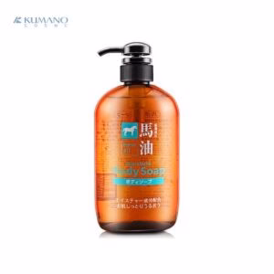 KUMANOYUSHI Horse Oil Non Silicon Body Soap 600ml