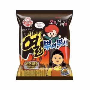 Ottogi Ppushu Butter Squid Ramen Snack 90g