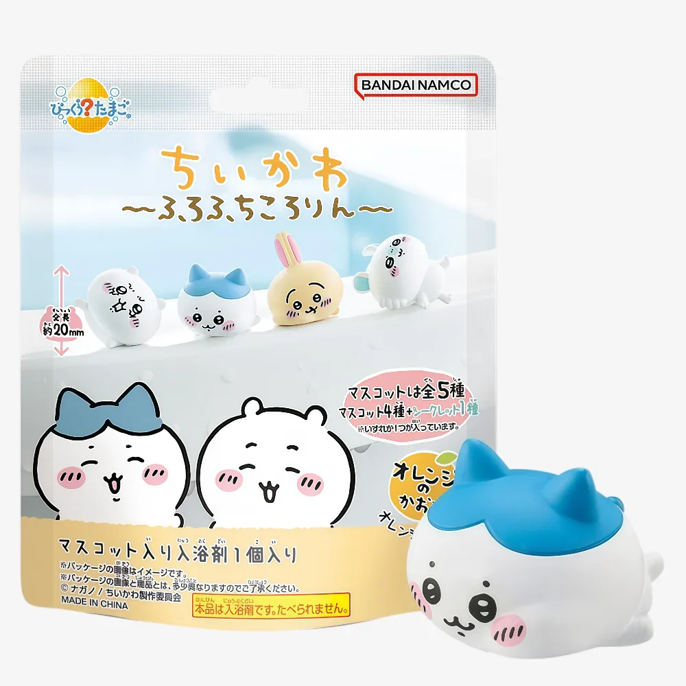 BANDAI Bath Ball Chiikawa Onsen (Orange Scent) 1pc 75g