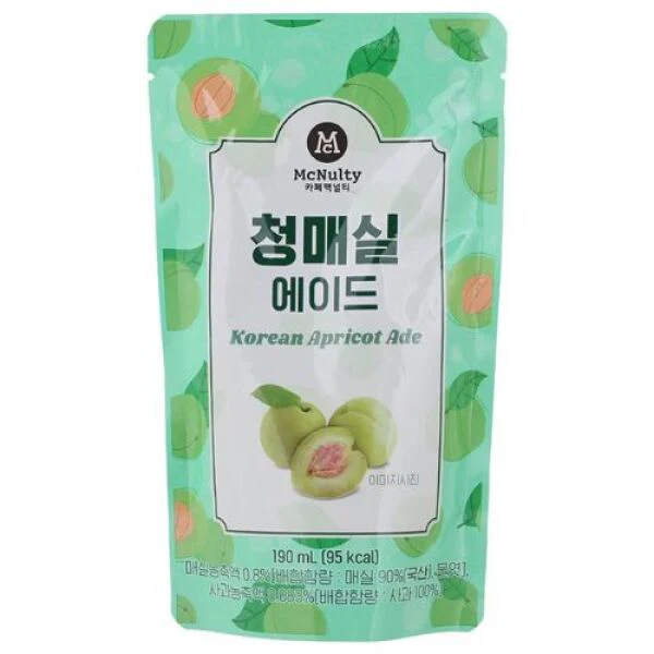 Mcnulty Korean Apricot (Green Plum) Ade 190ml