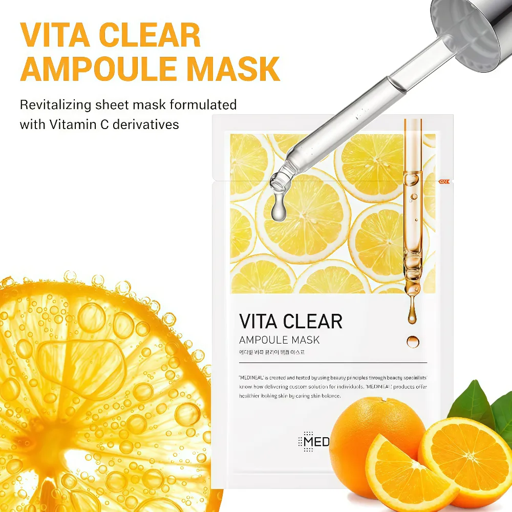 MEDIHEAL Vita Clearing Ampoule Mask 1pcs