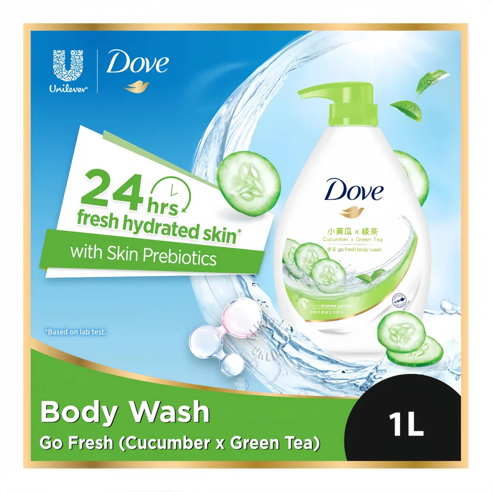 DOVE Body Wash Cucumber & Green Tea 900ml