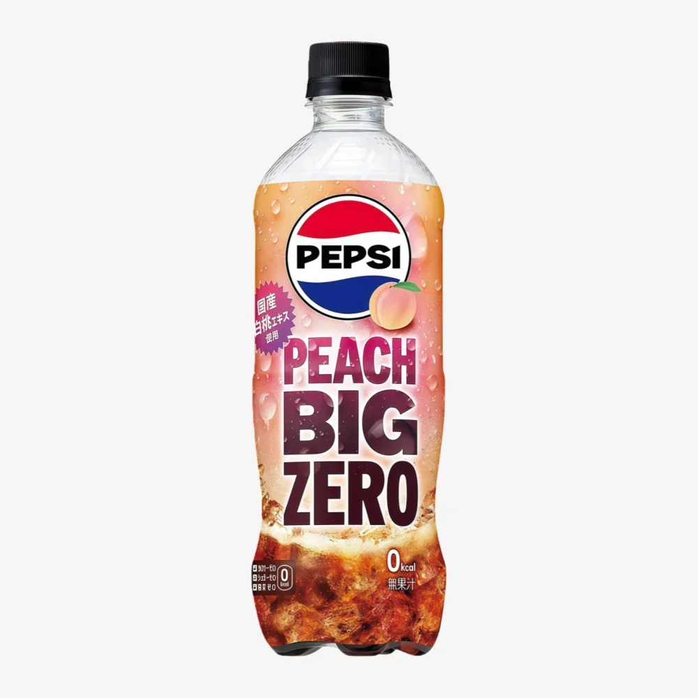SUNTORY Pepsi Cola Zero Peach Flavor 600ml