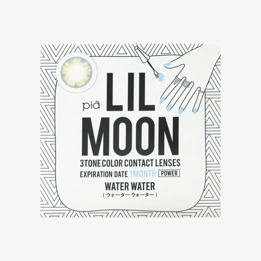 LIL MOON Monthly Contact Lens (Water Water) (1 Lens) -2.50