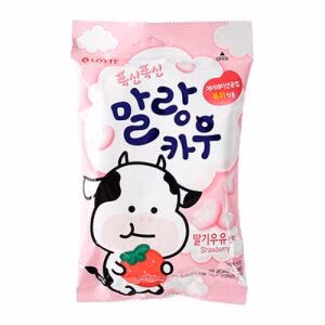 Lotte Malang Cow Strawberry Soft Candy