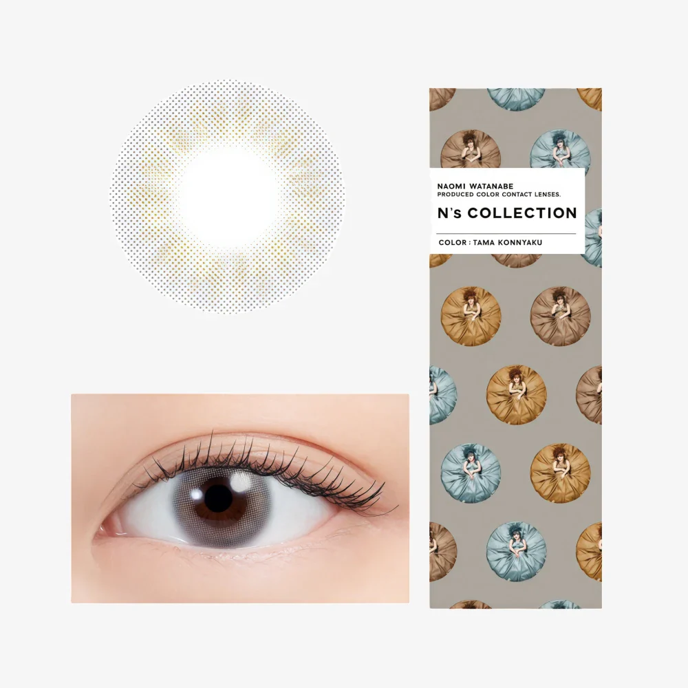 N's COLLECTION Daily Contact Lens (Tama Konnyaku) (10 Lenses) -4.00