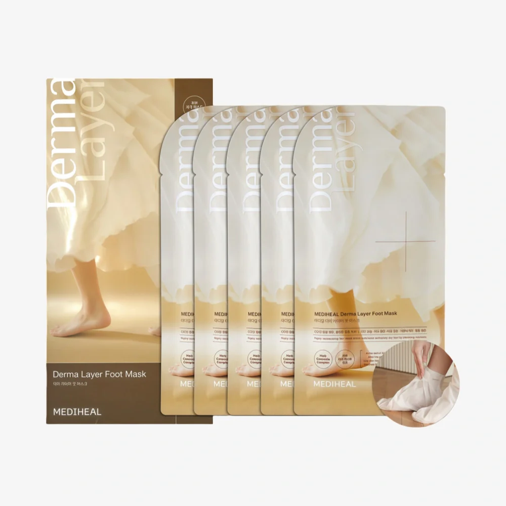 MEDIHEAL Derma Layer Foot Mask 5pcs