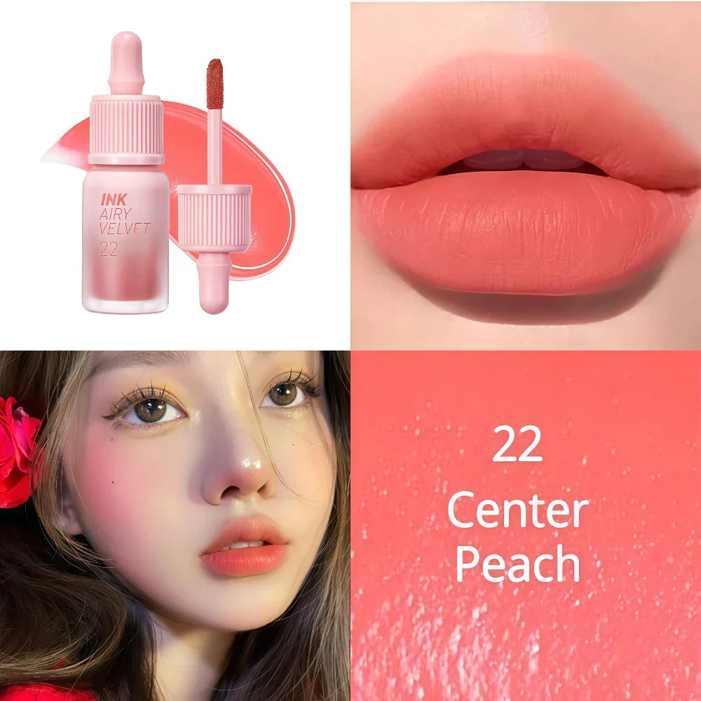 PERIPERA  Ink Airy Velvet Lip Tint 022 Center Peach