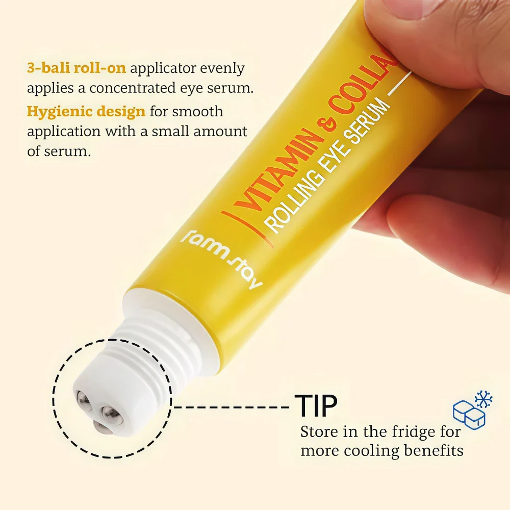 Farm stay Vitamin & Collagen Rolling Eye Serum 25ml