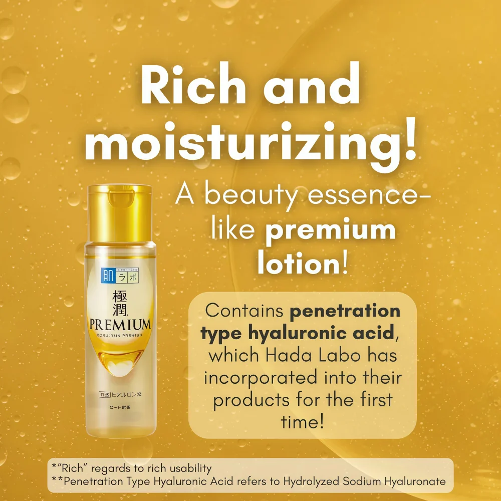 HADALABO Gokujun Premium Hyaluronic Acid Essence 170mL