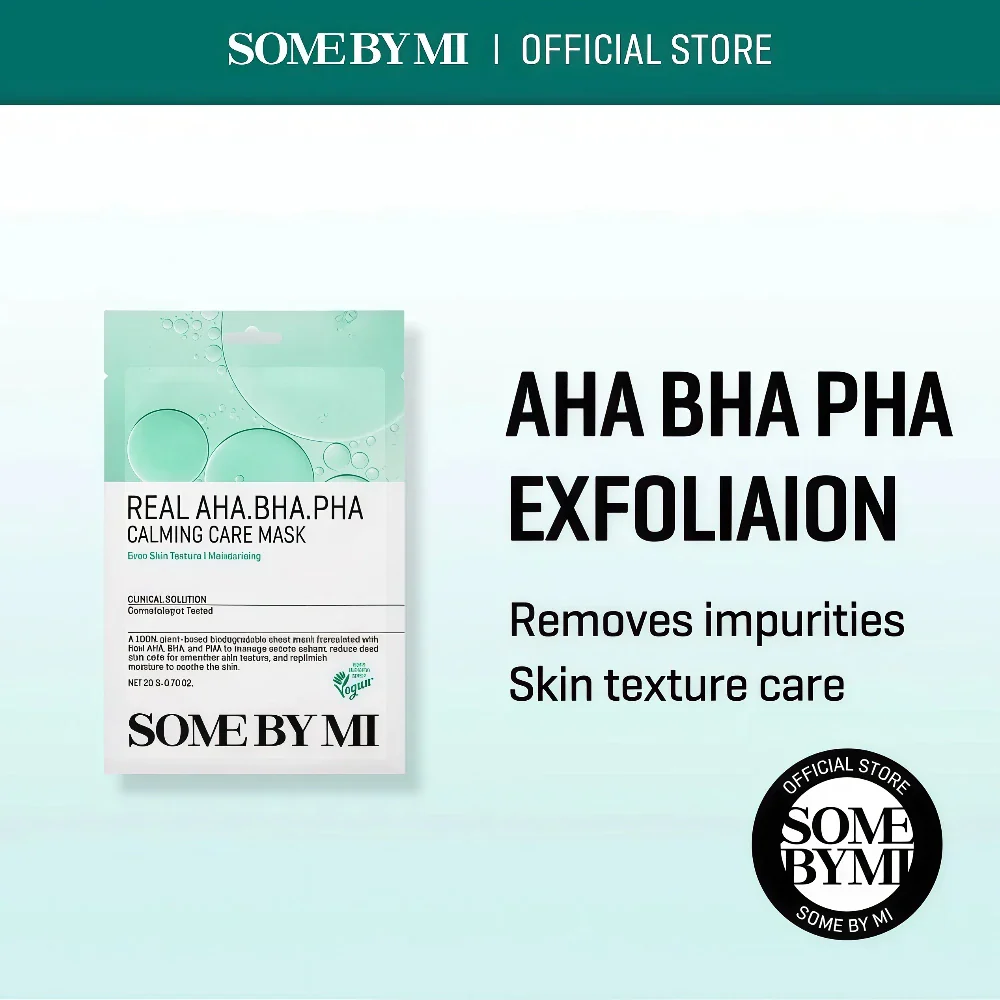 SOME BY MI Real AHA BHA PHA Calming Care Mask