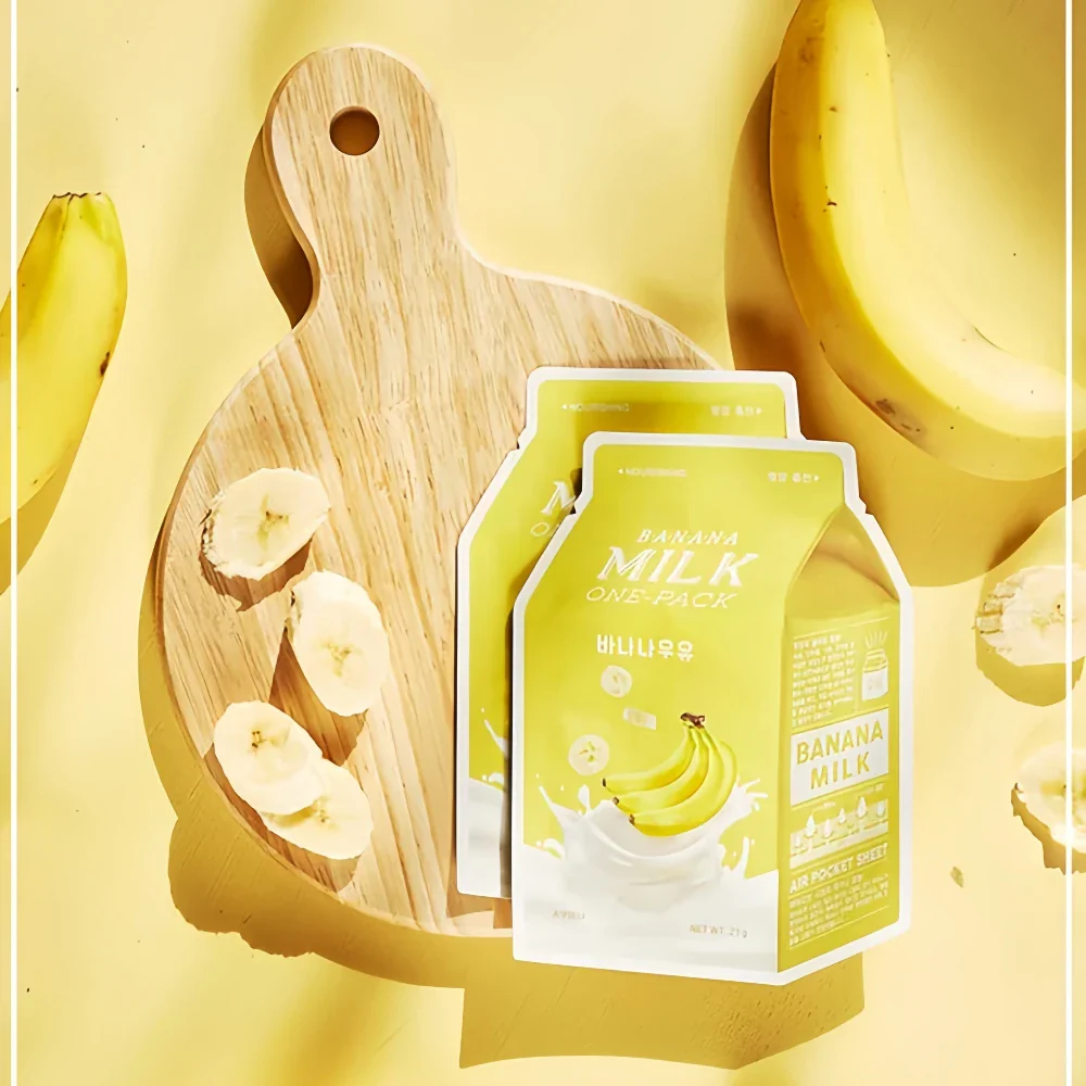 APIEU Milk Sheet Mask Banana 1pc