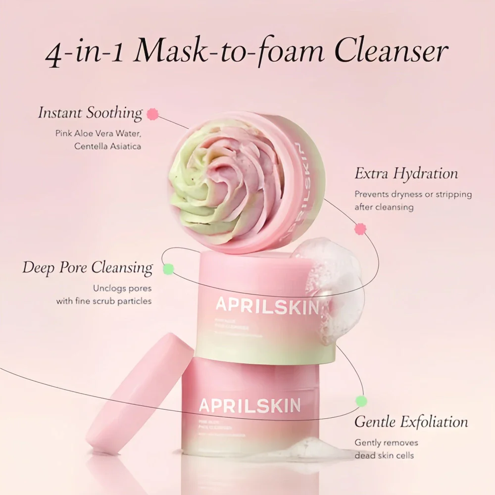 APRILSKIN Pink Aloe Pack Cleanser 120 g