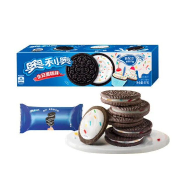 Oreo Sandwich Cookie Birthday Cake Flavor 97g