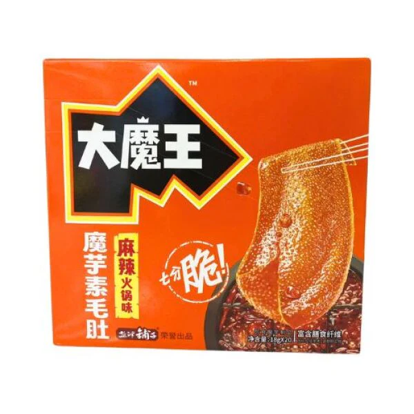 YJPZ Konjac Vegetarian Tripe (Numb & Spicy Hot Pot Flavor) 18g*20pcs