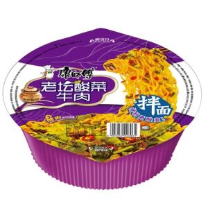 KSF Dry Noodles Bowl (pickled vagetable flavor) 140g