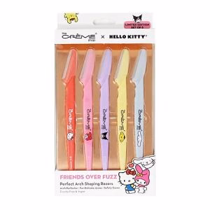 THE CREME SHOP Hello Kitty Friends Over Fuzz Shaping Razors 5pcs