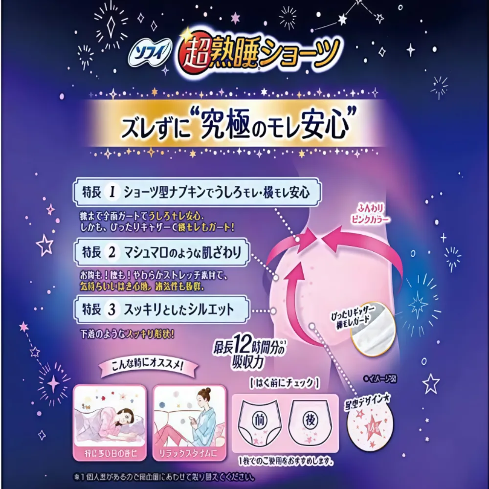 UNICHARM Overnight Sanitary Underwear M-L 5pcs