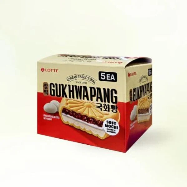 LOTTE Guk Hwa Pang Frozen Red Bean Cake With Mochi