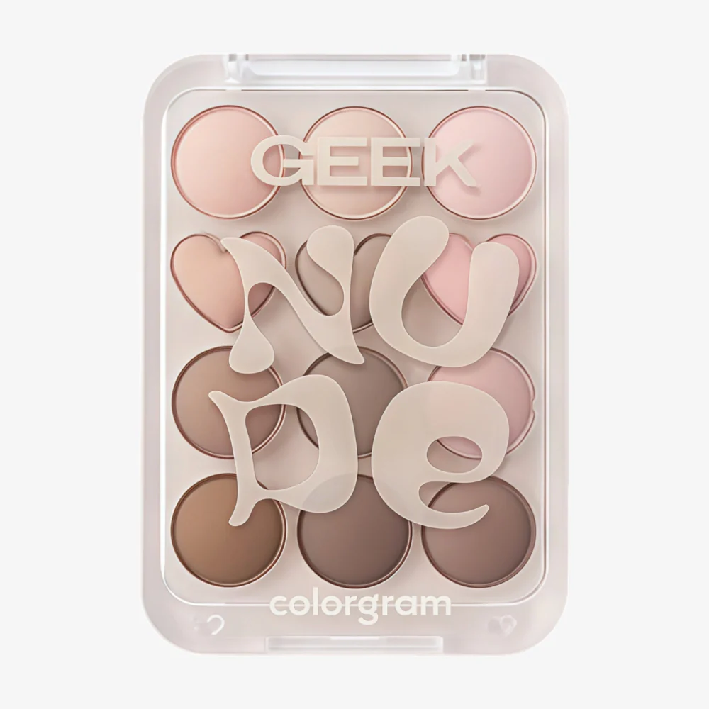 COLORGRAM Pin Point Eyeshadow Palette 07 Nude & Geek