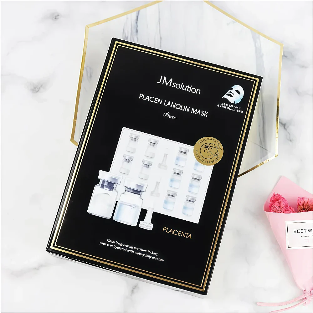 JM SOLUTION Placen Lanolin Mask 10pcs