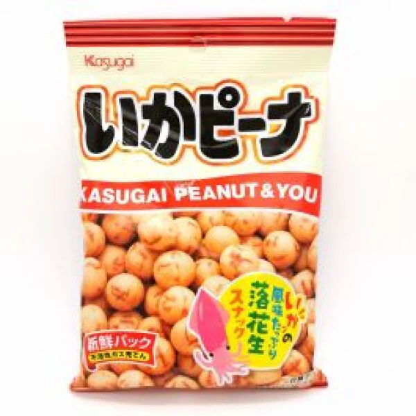 KASUGAI Roasted Squid Flavor Peanut 85g(No Longer Uses!!!)