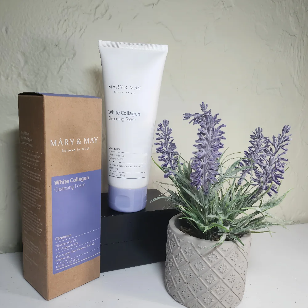 MARY & MAY White Collagen Cleansing Foam 150ml