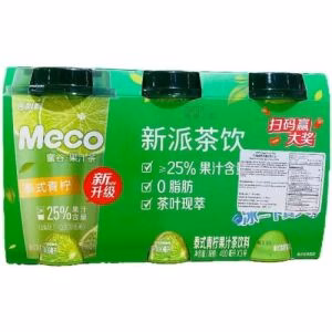 XIANG PIAO PIAO Meco Fruit Tea Thai Lime Flavor 400ml *3
