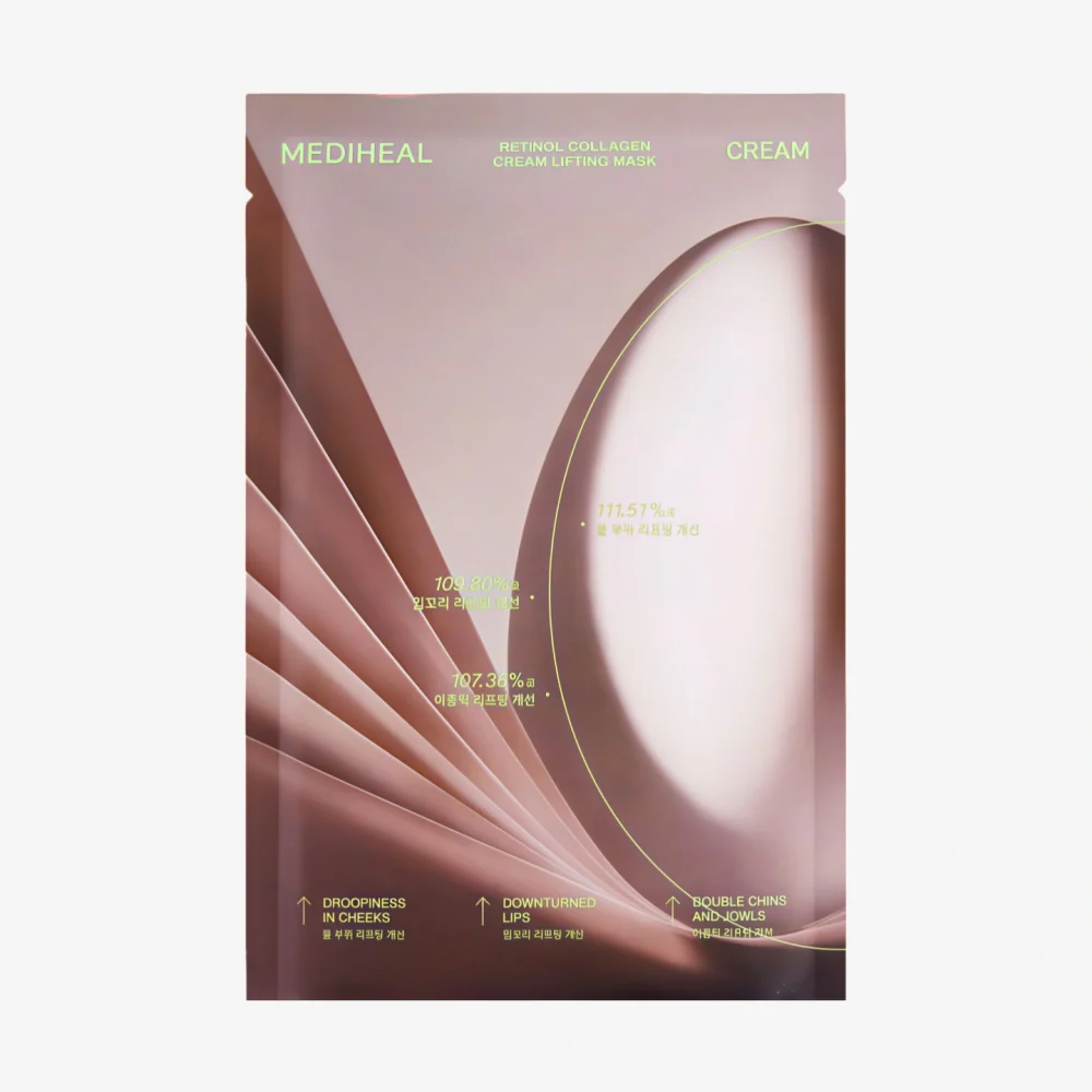 MEDIHEAL Retinol Collagen Cream Lifting Mask 1pc