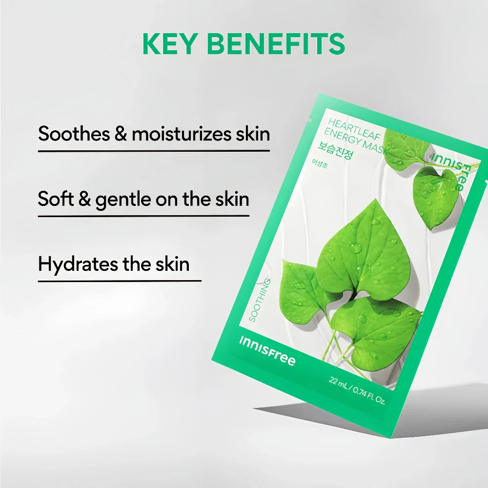 INNISFREE Energy Mask Heartleaf 1pc