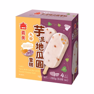 I-MEI ICE BAR Taro Milk with Sweet Potato Ball 280g