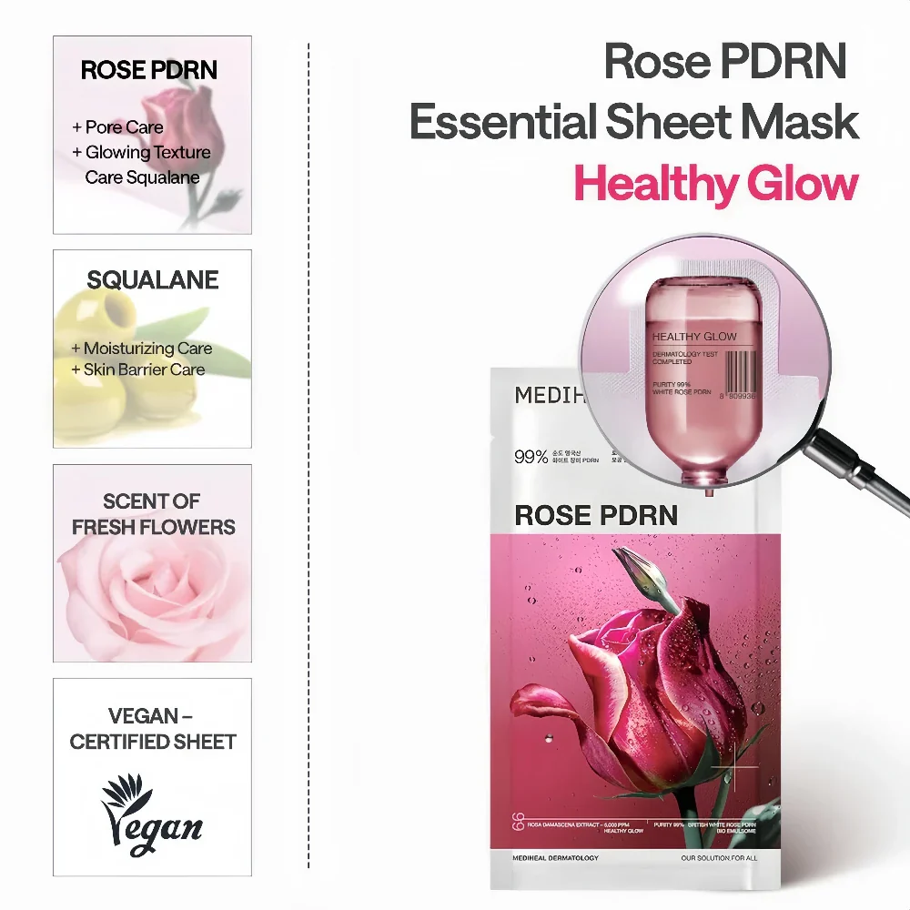 MEDIHEAL Rose PDRN Essential Mask (1)