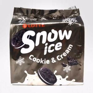 LOTTE Snow Ice Cookie & Cream 160ml *5