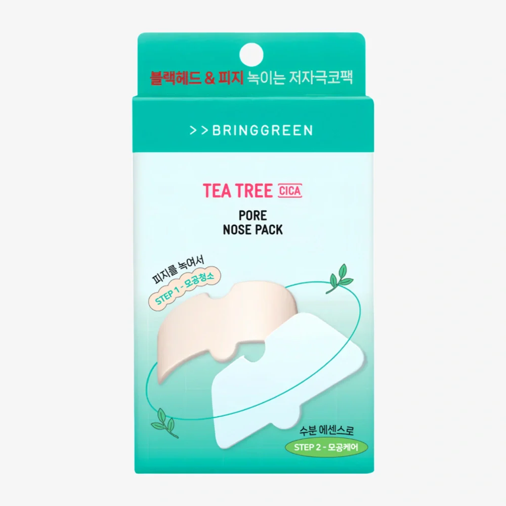 BRINGGREEN Tea Tree Cica Pore Nose Pack