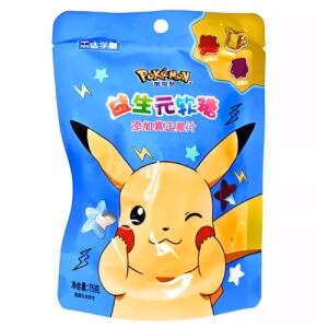 LDXT Pokemon Prebiotic Gummy Mixed Fruit Flavor 75g