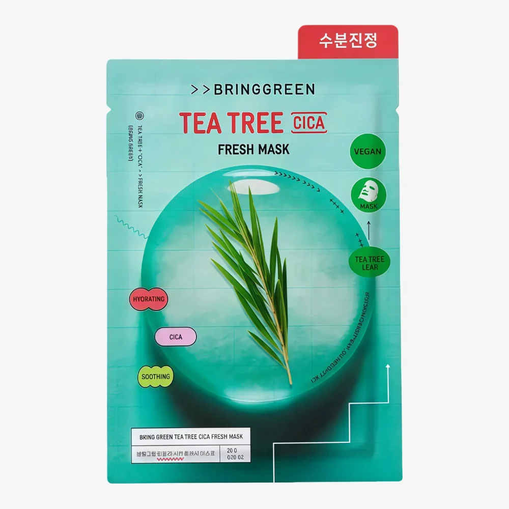 BRING GREEN Tea Tree CIca Fresh Mask 1pc