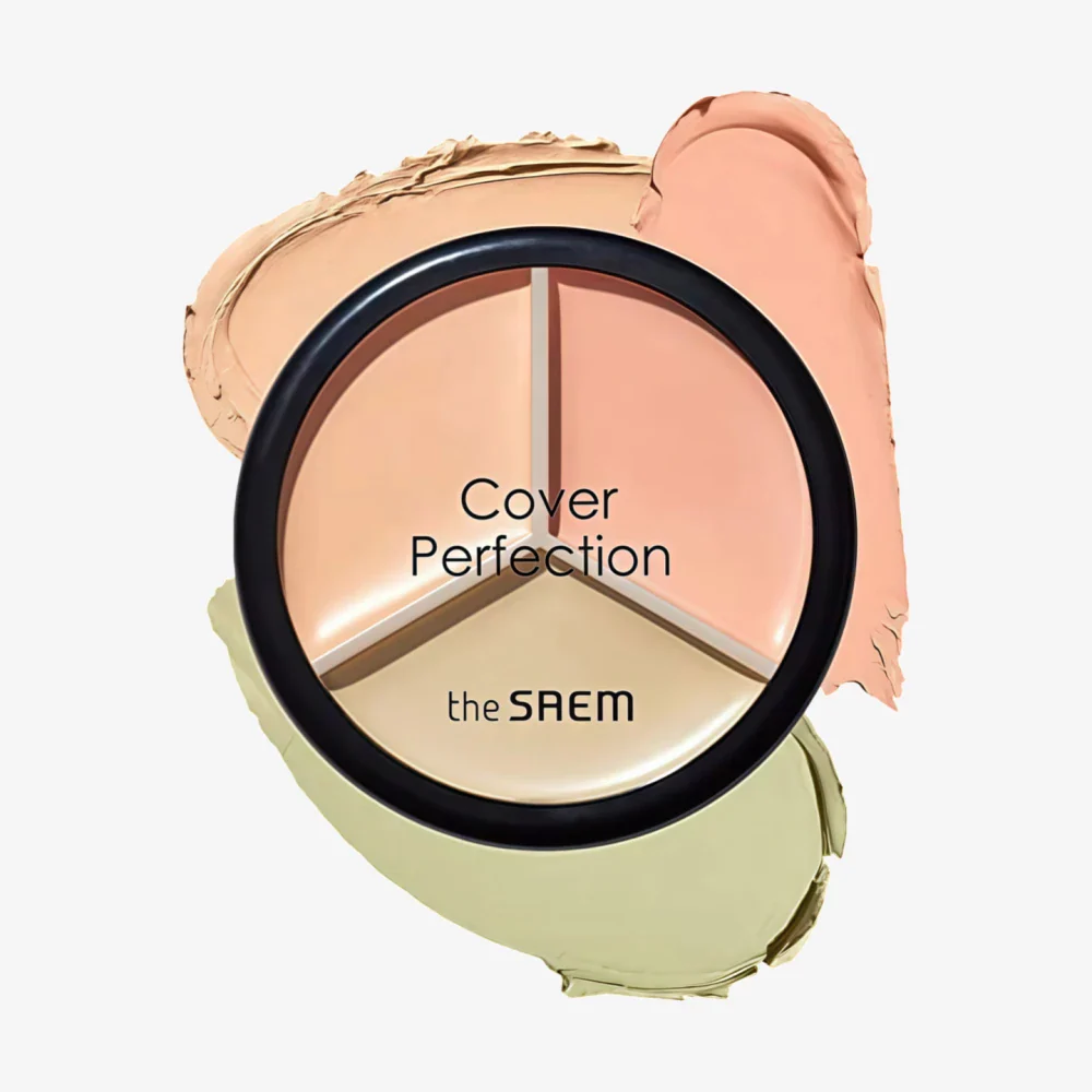 THE SAEM Cover Perfection Triple Pot Concealer 03 Correct Up Beige