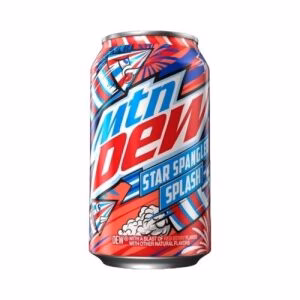 Mountain Dew Star Spangled Splash Soda  (Red Soda Flavor) 355ml